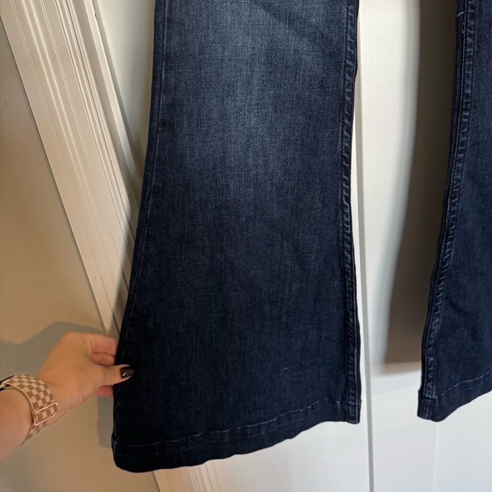SHYANNE WOMEN'S MR. FLARE STARS & STRIPES FLARE JEANS size 30x34 new w/o tags - Picture 11 of 14